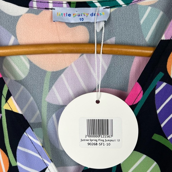 LPD Little Party Dress Justine Spring Fling Jumpsuit One-Piece Floral Size S 10 - Picture 11 of 14